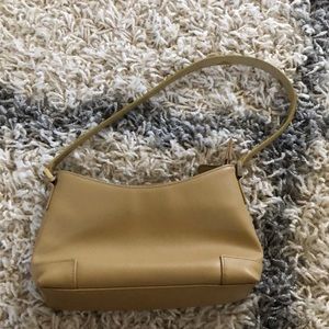 Liz‎ Claiborne Purse Tan Brown Small Pockets Handbag Shoulder Bag